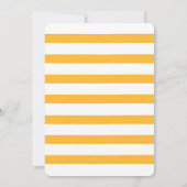 ママベア&スイートハニービーベビーガールシャワー 招待状 (裏面)