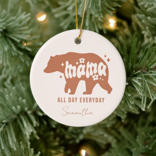 ママベア セラミックオーナメント (ツリー)
