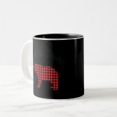 ママベア ツートーンマグカップ (正面左)