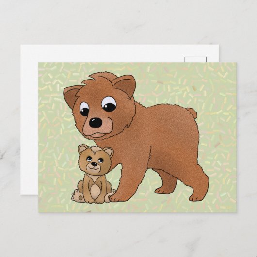 ママベア ポストカード (正面/裏面)