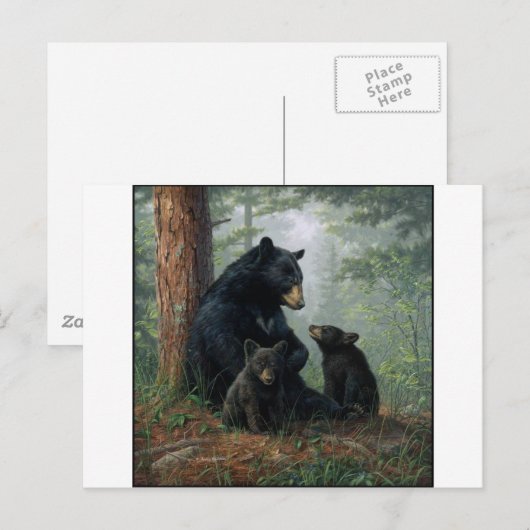ママベア ポストカード (正面/裏面)