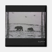 ママベア マグネット (正面)