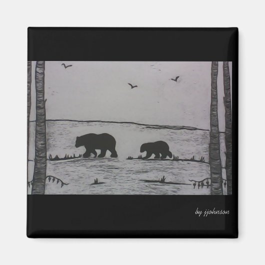 ママベア マグネット (正面)