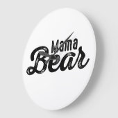 ママベア ラージ壁時計 (傾斜)