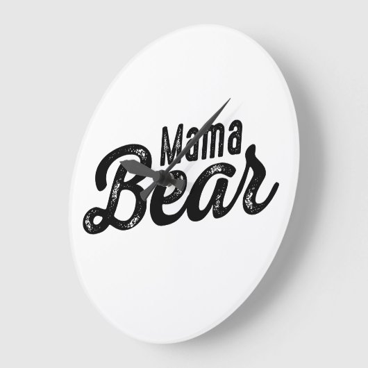 ママベア ラージ壁時計 (傾斜)