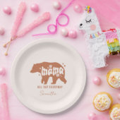 ママベア – 一日中 ペーパープレート (パーティー)