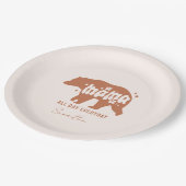 ママベア – 一日中 ペーパープレート (アングル)