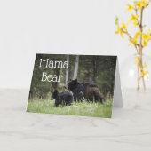 ママベア 母の日 カード (黄色い花)