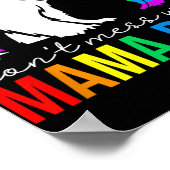 ママベアLGBTプライドおもしろいマママママママママママママザD ポスター (角)