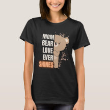 ママベアTシャツ かわいいグラフィックデザイン