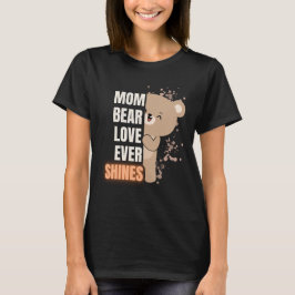 ママベアTシャツ かわいいグラフィックデザイン Tシャツ
