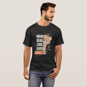 ママベアTシャツ かわいいグラフィックデザイン Tシャツ (正面フル)
