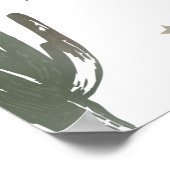 ママベビーバッファローカボスボーイ赤ちゃんシャワーへようこそ ポスター (角)