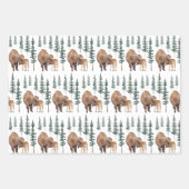 ママベビービソン ラッピングペーパーシート (正面3)