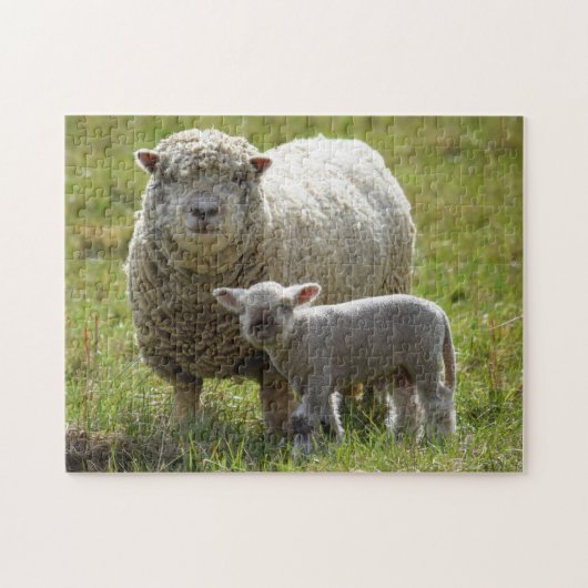 ママベビーランプ – 11x14 ジグソーパズル (横)