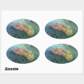 ママベビー管理ステッカー 楕円形シール (シート)