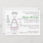 ママベークス – キッチンブライダルシャワー招待 招待状 (正面)