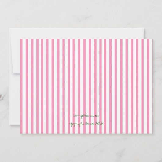 ママベークス – キッチンブライダルシャワー招待 招待状 (裏面)