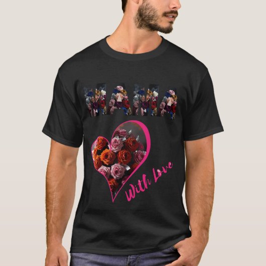 ママベーシックダークTシャツ Tシャツ (正面)