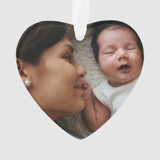 ママベ素朴アレッドバッファロープレイドフォト オーナメント (裏面)