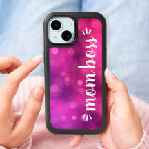 ママボスベーおもしろいスクリプトタイポグラフィオンホットピンク