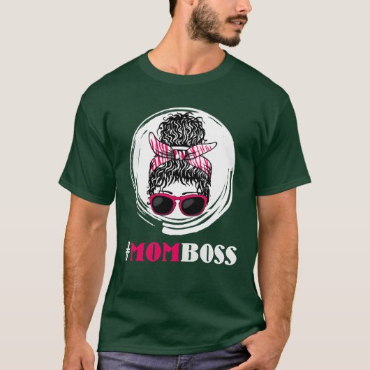 ママボスマザーズ日ママボス監督おもしろい Tシャツ (正面)