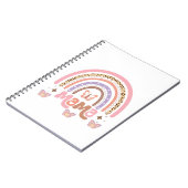 ママボホーレインボーウィズバタフライ ノートブック (左側)