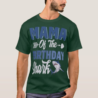 マママオブザ誕生日少年シャーク海マッチングファミリー Tシャツ