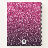マママオブドラマカスタムグリッタータイポグラフィ ノートブック (裏面)