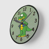 マママカンズ丸時計 ラウンド壁時計 (傾斜)