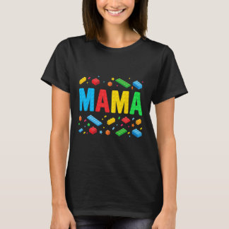 マママスタービルダー建物ブロックおもしろいM Tシャツ