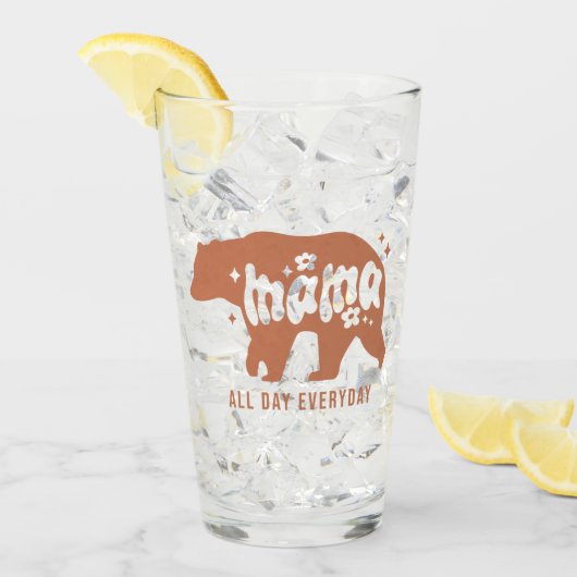 マママベアーデイリー タンブラーグラス (アイス正面)