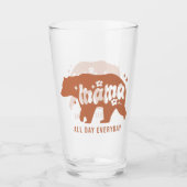 マママベアーデイリー タンブラーグラス (正面)