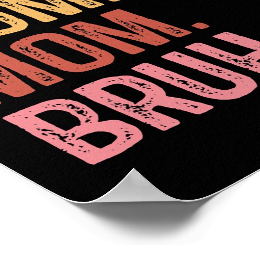 ママママおもしろいママ母の日 ポスター (角)