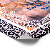 ママママイヒーローシダーワクウィングパーソナライズされた自然 ポスター (角)