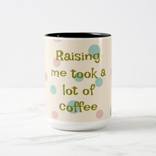 ママママグ – ミニマリスト | 母エレガントの日贈り物 ツートーンマグカップ (中央)