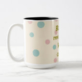 ママママグ – ミニマリスト | 母エレガントの日贈り物 ツートーンマグカップ (左)
