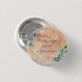 ママママゴヴィーズユー祈りの言葉引用文 缶バッジ (正面&裏面)
