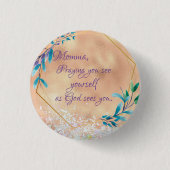 ママママゴヴィーズユー祈りの言葉引用文 缶バッジ (正面)
