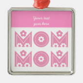 ママママザーズデイカスタムオーナメント メタルオーナメント (正面)
