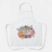 ママママザーズデイワイルドフラワーフローラ エプロン (正面)