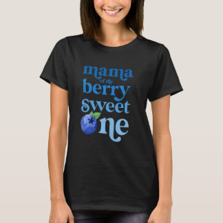 マママママファースト誕生日ベリースイートワンブルーベリー Tシャツ