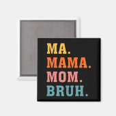 マママママブリーヴィンテージレトロマッチングファミリーマザー マグネット (正面/裏面)