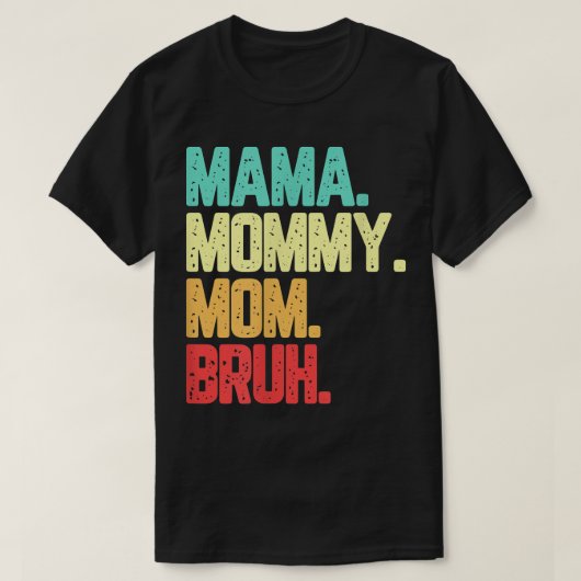 マママママブルーシおもしろいュ  Tシャツ (デザイン正面)