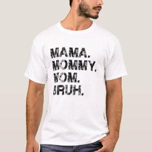 マママママブルーマズデイギフトアイディアカッコいいMO Tシャツ