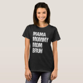 マママママブルーレトロママズデイ2 Tシャツ (正面フル)