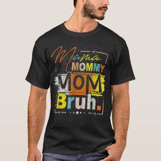 マママママブルーヴィンテージおもしろいマザーズデイ202 Tシャツ