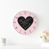 ママママママブリュピンク ラージ壁時計 (ホーム)