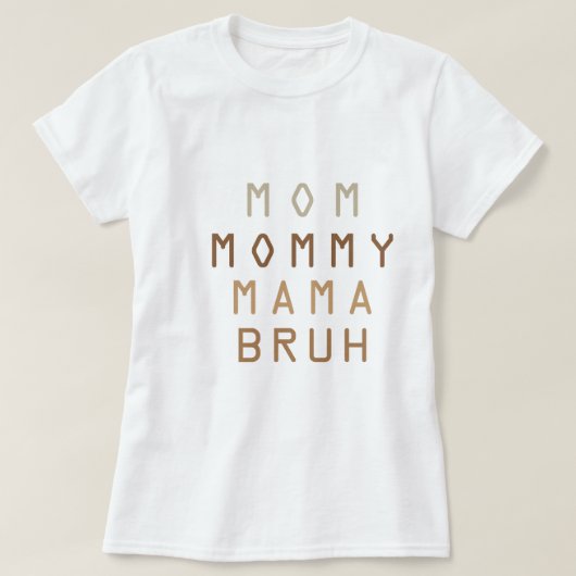 ママママママママブリュシャツウィメンレッおもしろいト Tシャツ (デザイン正面)