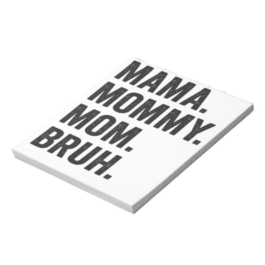 ママママママママブーおもしろいマザーズ日ヴィンテージ ノートパッド (回転)